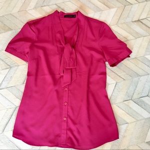 The Limited Short Sleeve Collared Top